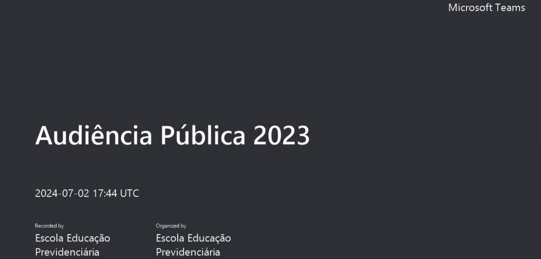 Course Image Audiência Pública referente ao ano de 2023